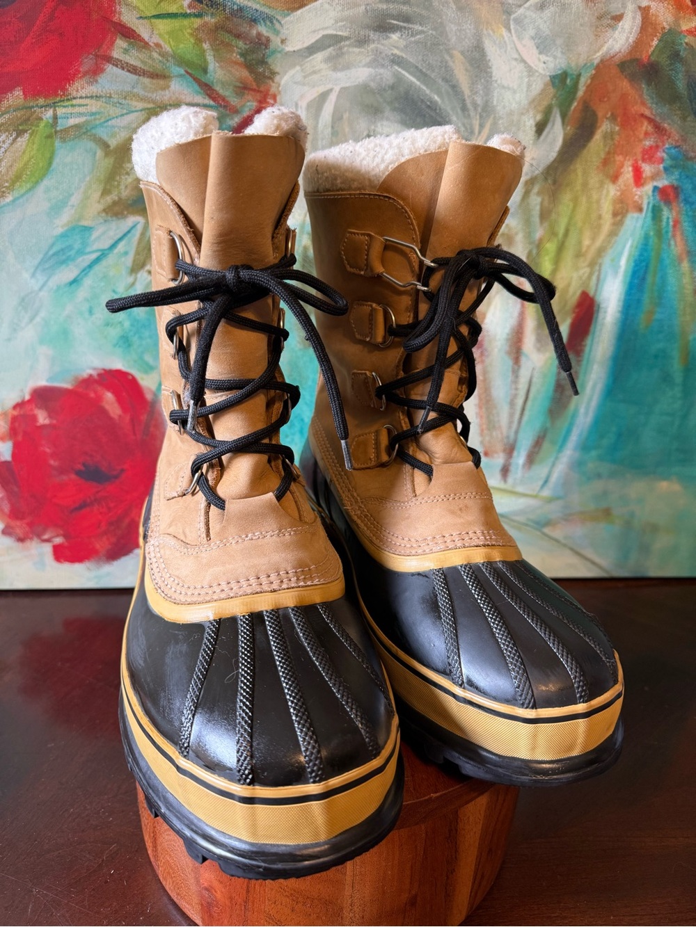 Sorel Caribou II NM1000-281 Waterproof Winter Boots Mens Size 11 Insulated FLAW